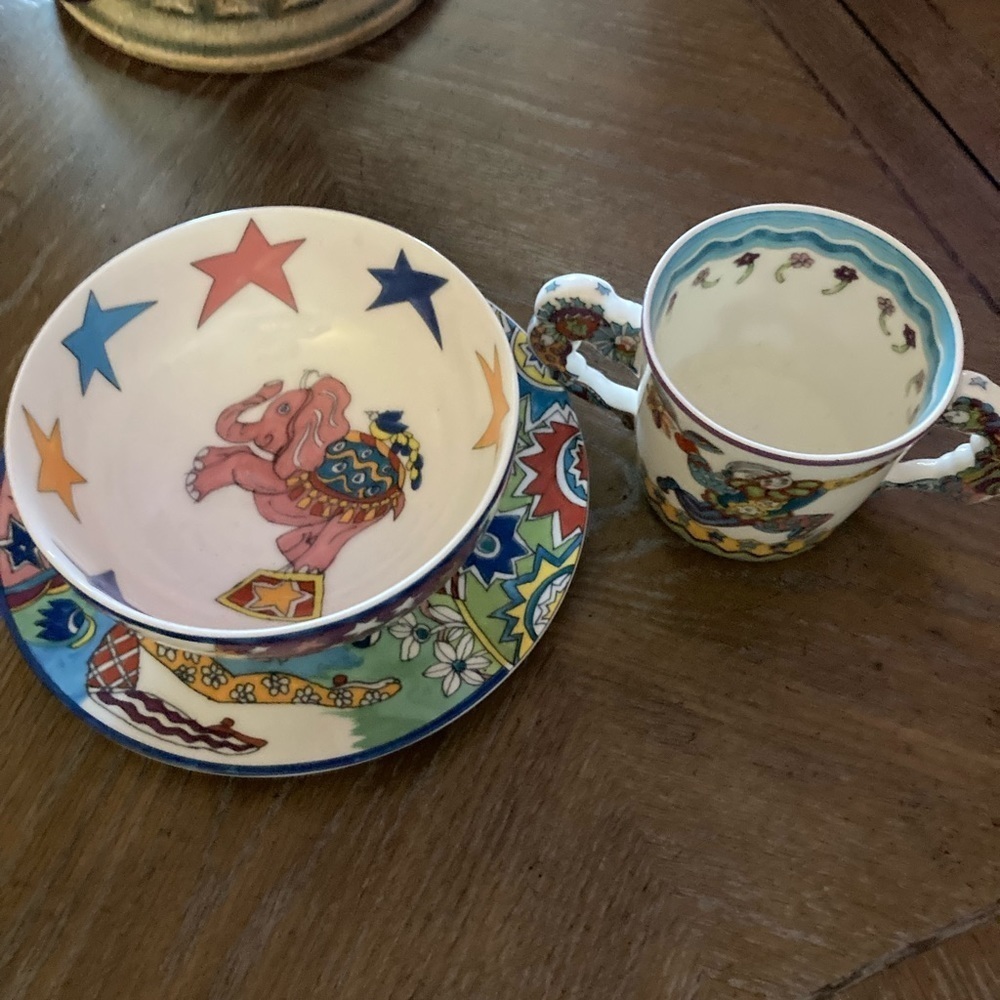 Tiffany & Co dishes set. Fantasy design by Gene Moore exclusively for Tiffany.​​